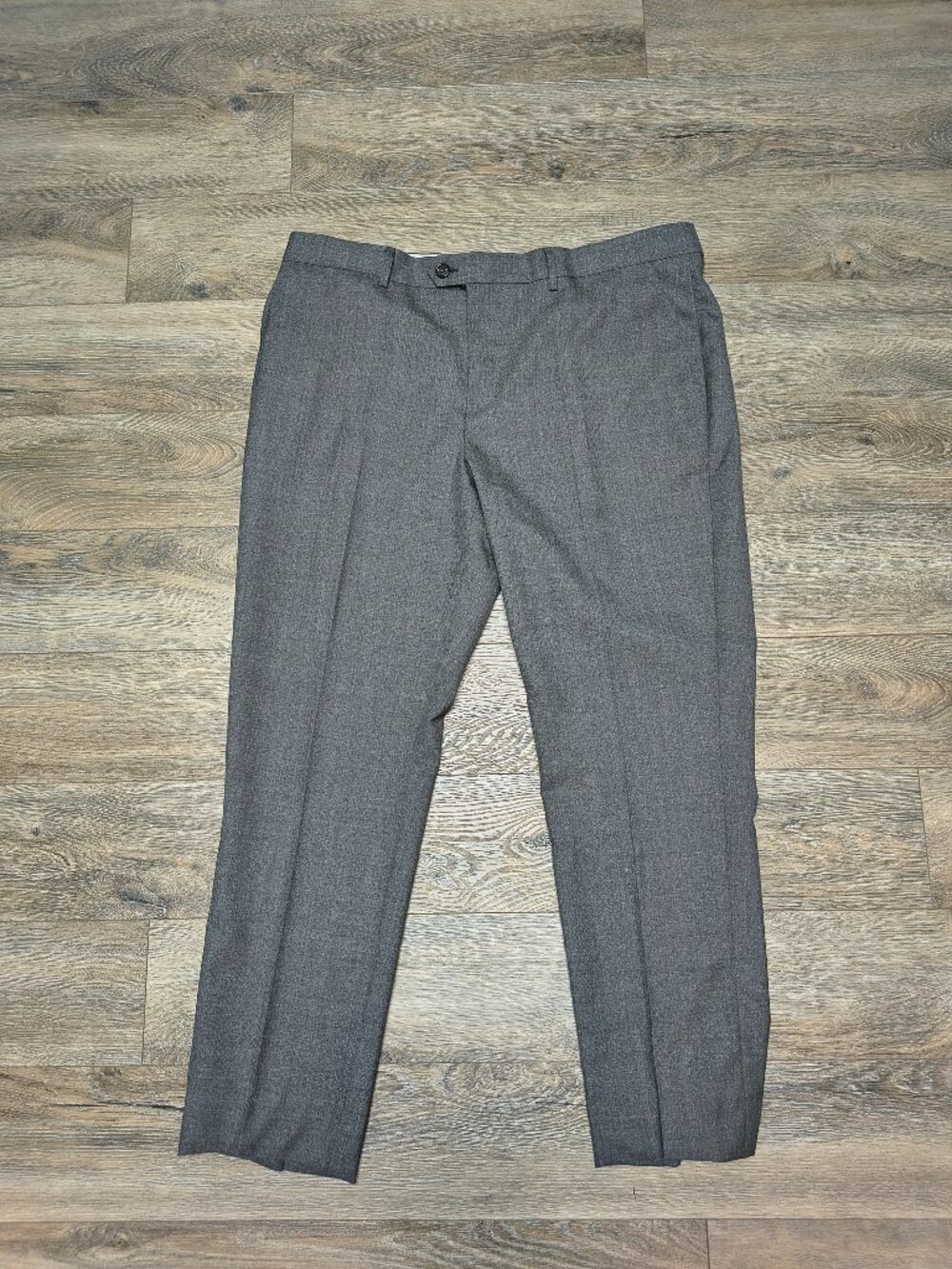 Brunello Cucinelli Grey Wool Dress Pants Size 56 Made in Italy Luxury Trousers
